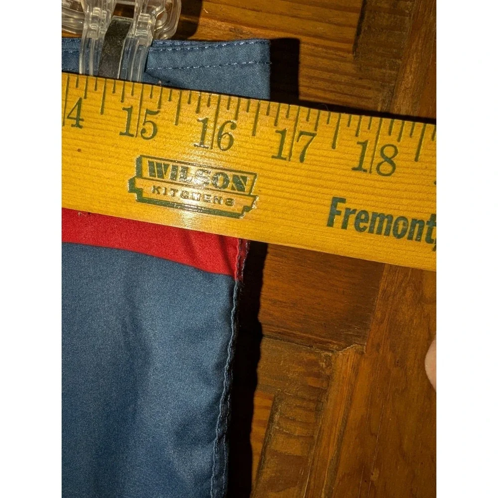 Old Navy Mens Red Navy‎ Blue Striped Board Shorts Swim Trunks Size Medium Cargo